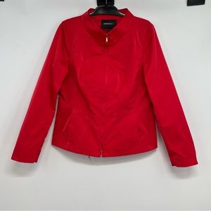 Lafayette 148 Rain Jacket  Size 12 Red